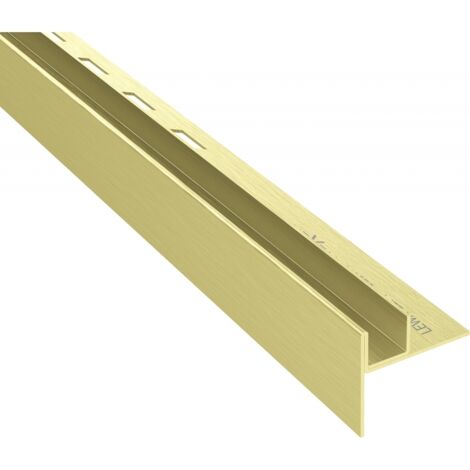 Mexen Line-B perfil inclinado para vidrio 120 cm izquierda, cepillado dorado - 185504120L