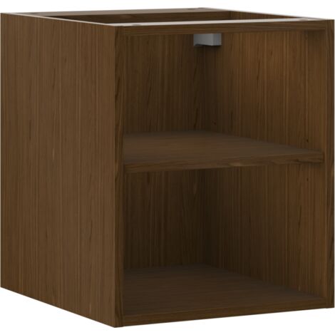 Mexen Box-A armario abierto con estante de 40 cm, nogal - 91AX2-0400-470-0-86 (1/4)