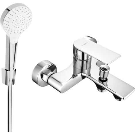 Mexen Royo R05 grifo de ba帽era con set de ducha, cromo - 7223R05-00 (1/3)