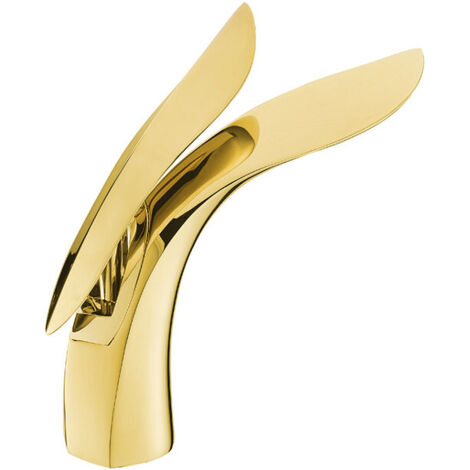 Mexen Foja grifo de lavabo, dorado - 746700-50 (1/2)