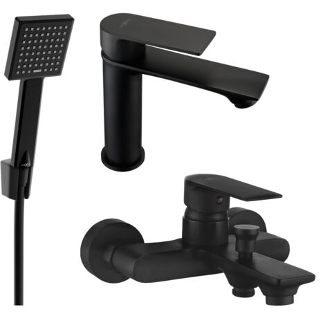 Mexen Royo R45 conjunto de ba帽o, negro - 72203R45-70