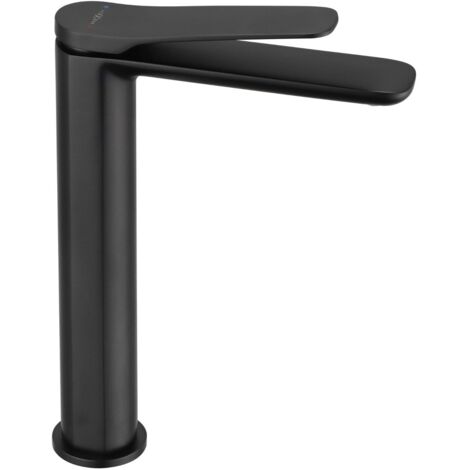 Mexen Largo grifo de lavabo alto, negro - 73710-70 (1/2)
