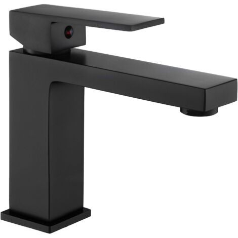 Mexen Uno grifo de lavabo, negro - 71400-70 (1/2)