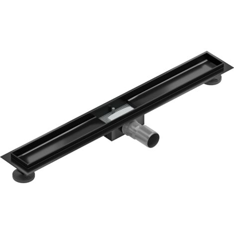 Mexen Flat cuerpo para desag眉e lineal de 80 cm, negro - 1715080