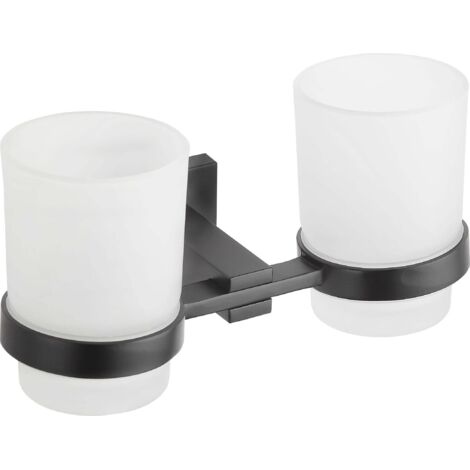 Mexen Vane doble vaso para cepillos de dientes, negro - 7020952-70 (1/2)