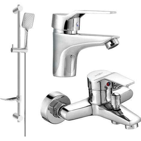 Mexen Caro DF62 conjunto de ba帽o, cromo - 746603DF62-00