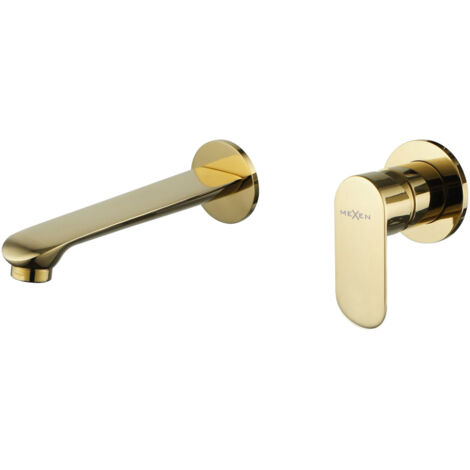Mexen Dox grifo de lavabo empotrado, dorado - 75215-50 (1/2)