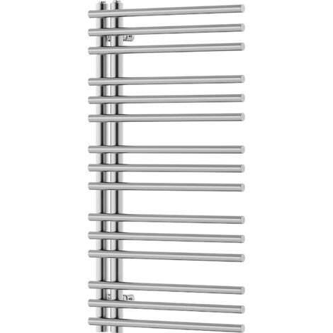 Mexen Neptun radiador decorativo para ba帽o 900 x 500 mm, 291 W, cromo - W101-0900-500-00-01