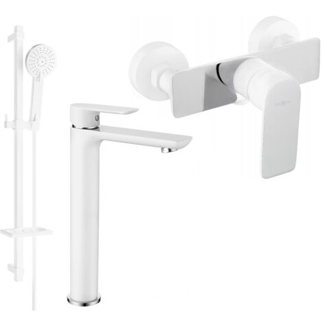 Mexen Alfa DQ40 conjunto de ducha, blanco/cromo - 745714DQ40-02