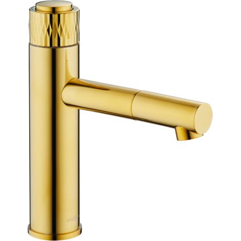 Mexen Diamond grifo de lavabo, dorado - 71500-50 (1/2)