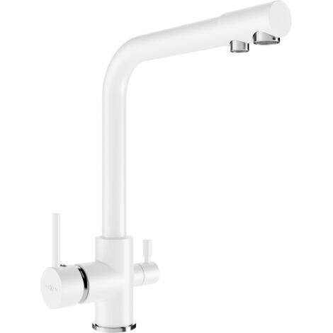 Mexen Duero grifo de cocina, blanco - 671600-20