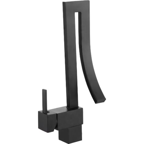 Mexen Elbrus grifo de lavabo, negro - 747100-70 (1/2)