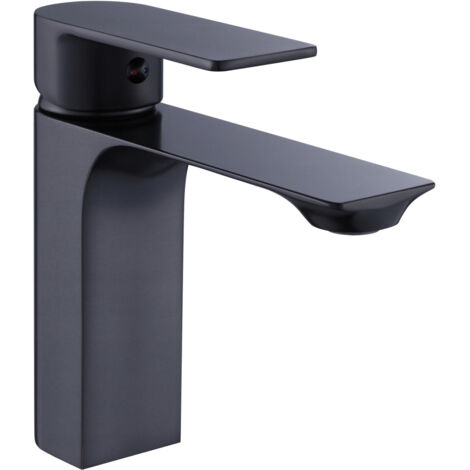 Mexen Alexa grifo de lavabo, negro - 71200-70 (1/2)