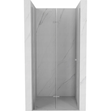 Mexen Lima puerta de ducha plegable 75 cm, transparente, cromo - 856-075-000-01-00