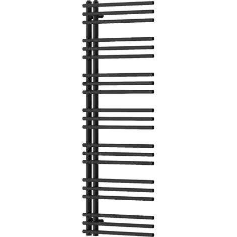 Mexen Neptun radiador de ba帽o decorativo 1400 x 500 mm, 532 W, negro - W101-1400-500-00-70