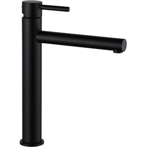 Mexen Elba grifo de lavabo alto, negro - 74110-70 (1/2)