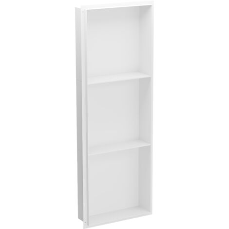 Mexen X-Wall-NR estante empotrado sin reborde con estante 90 x 30 cm, blanco - 1921903010S (1/5)