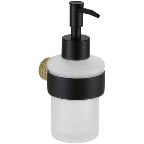 Mexen Base dispensador de jab贸n, negro/oro - 70882388-57 (1/2)