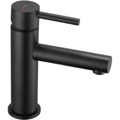 Mexen Elba grifo de lavabo, negro - 74100-70 (1/2)