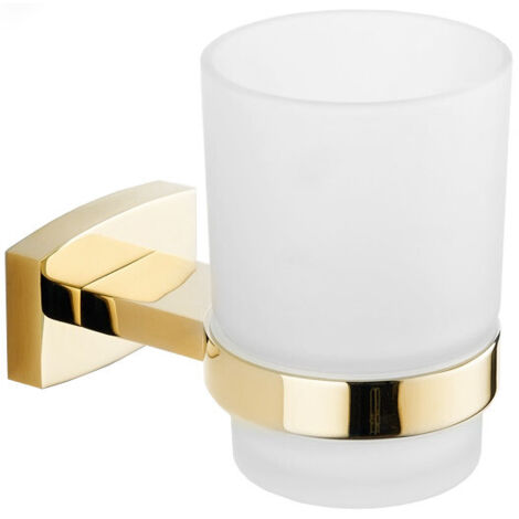 Mexen Zoja vaso para cepillos de dientes, dorado - 7019138-50 (1/2)
