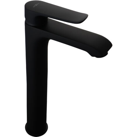 Mexen Pecos grifo de lavabo alto, negro - 72710-70 (1/2)