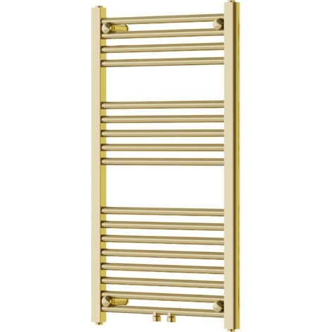 Mexen Mars radiador de ba帽o 900 x 500 mm, 292 W, dorado - W110-0900-500-00-50