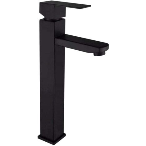 Mexen Emma grifo de lavabo alto, negro - 71910-70 (1/2)