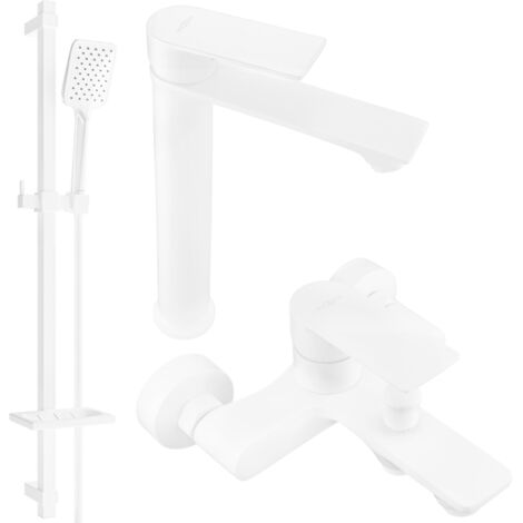 Mexen Royo DQ62 conjunto de ba帽era, blanco - 72213DQ62-20