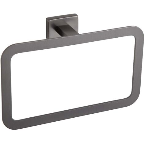 Mexen Arno perchero para toallas, gris pistola cepillado - 7020732-66 (1/2)