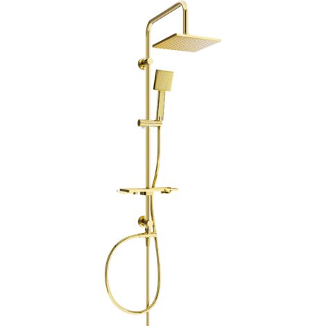 Mexen T45 columna de ducha, dorada - 798454593-50