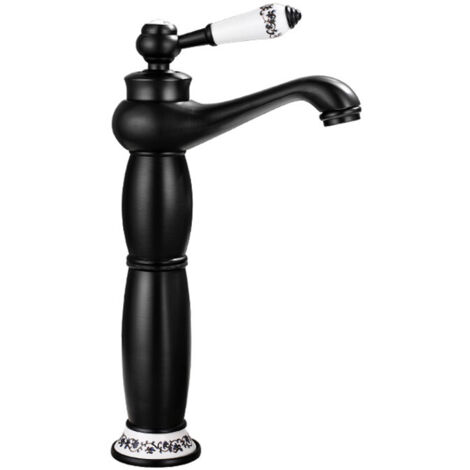 Mexen Draco grifo de lavabo alto, negro - 745410-70 (1/2)