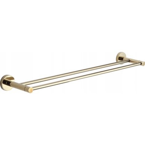 Mexen Remo doble perchero para toallas, dorado - 7050725-50 (1/2)
