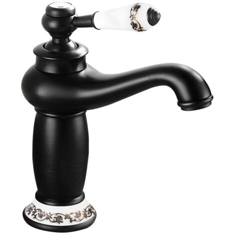 Mexen Draco grifo de lavabo, negro - 745400-70 (1/2)