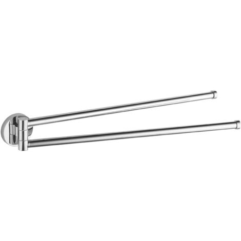 Mexen Remo perchero giratorio doble para toallas, cromo - 70507255-00 (1/2)