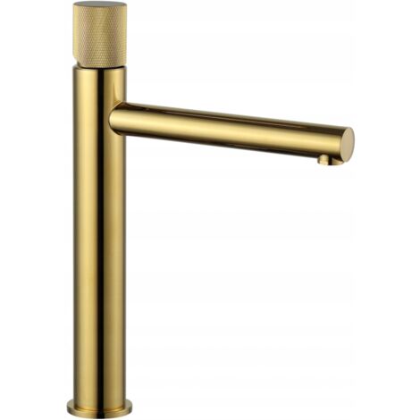 Mexen Elba One grifo de lavabo alto, dorado - 74111-50 (1/2)