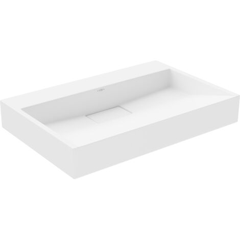 Mexen Ava lavabo sobre encimera de conglomerado B/O 70 x 46 cm, blanco - 23017000