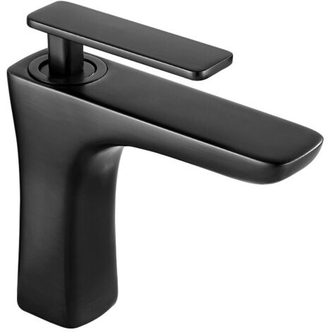 Mexen Indus grifo para lavabo, negro - 744600-70 (1/2)