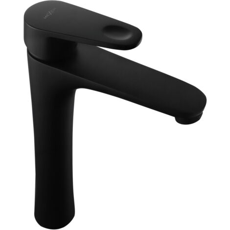 Mexen Kama grifo de lavabo alto, negro - 72510-70 (1/2)