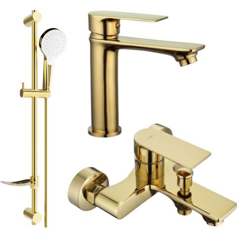 Mexen Royo DF05 conjunto de ba帽o, dorado - 72203DF05-50
