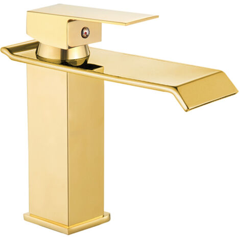 Mexen Apus grifo de lavabo, dorado - 744700-50 (1/2)