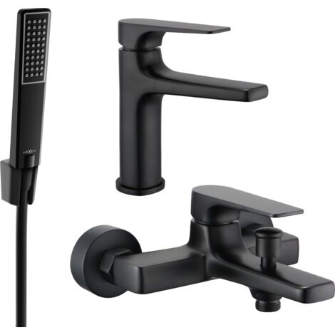 Mexen Lynx R72 conjunto de ba帽o, negro - 745903R72-70