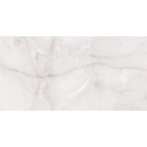 Mexen Robins Bianco muestra de gres esmaltado rect. G1, azulejo para suelo y pared 120 x 60 cm, brillo - TL119-02-S
