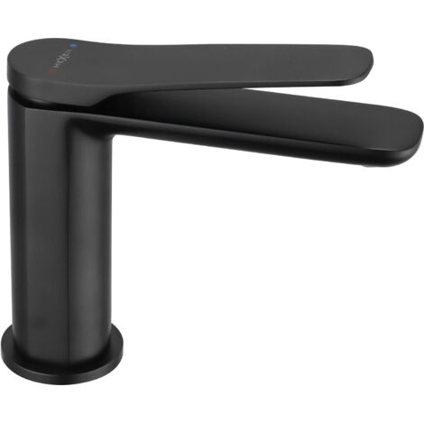 Mexen Largo grifo de lavabo, negro - 73700-70 (1/2)