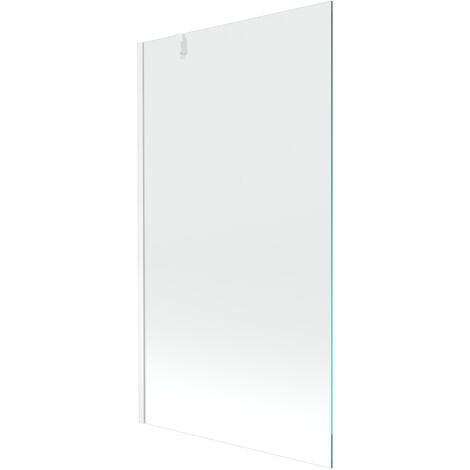 Mexen Next mampara de ba帽era 1 ala 90 x 150 cm, transparente, blanco - 895-090-000-00-00-20