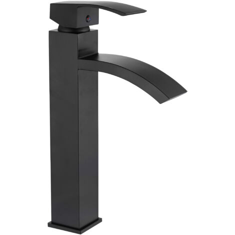 Mexen Libra grifo de lavabo alto, negro - 745110-70 (1/2)
