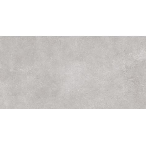 Mexen Monteli Muestra de gres esmaltado rectificado plateado. G1, baldosa para suelo y pared 120 x 60 cm, mate - TL322-04-S