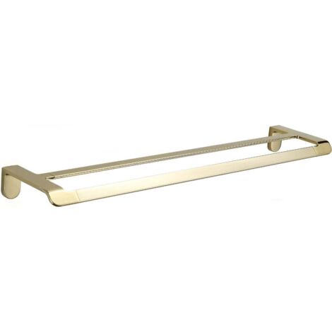 Mexen Lea toallero doble, dorado - 7026025-50 (1/2)