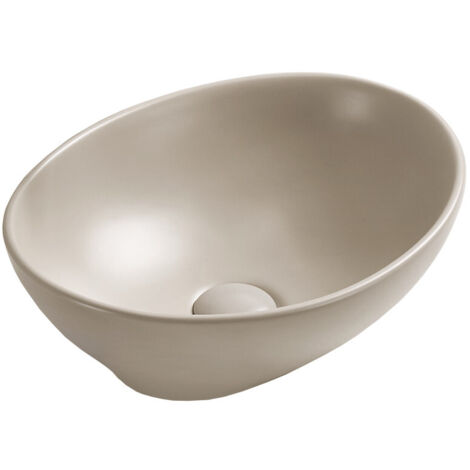 Mexen Elza lavabo sobre encimera 40 x 33 cm, beige mate - 21014066