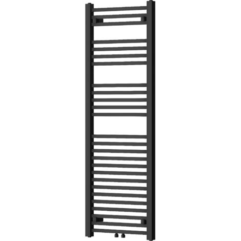Mexen Pluton radiador de ba帽o 1450 x 500 mm, 721 W, negro - W106-1450-500-00-70