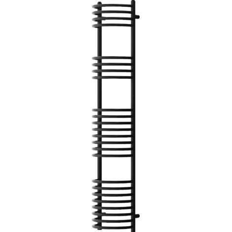 Mexen Eros radiador de ba帽o 1600 x 318 mm, 551 W, negro - W112-1600-318-00-70